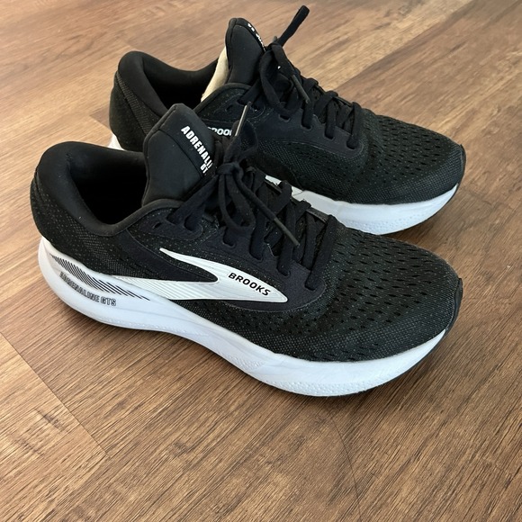 Brooks Shoes - Brooks Adrenaline GTS 24 Women's Size 9 B Black White Running Shoes 1204261B087